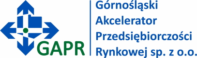 logo Górnośląski Akcelerator Przedsiębiorczości Rynkowej Sp. z o.o