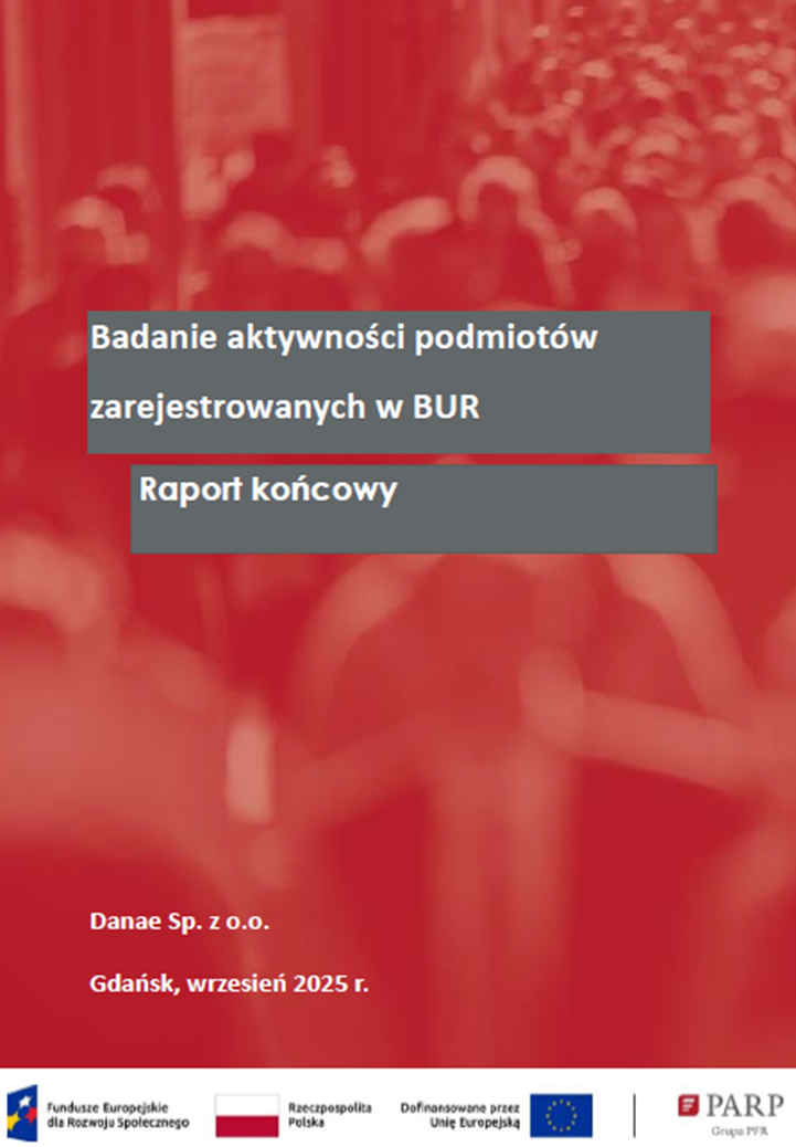 Badanie aktywności podmiotów zarejestrowanych w BUR