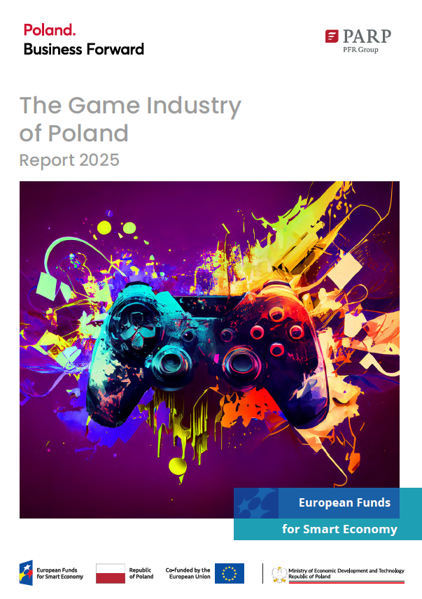 Okładka raportu „The Game Industry of Poland – 2025” 