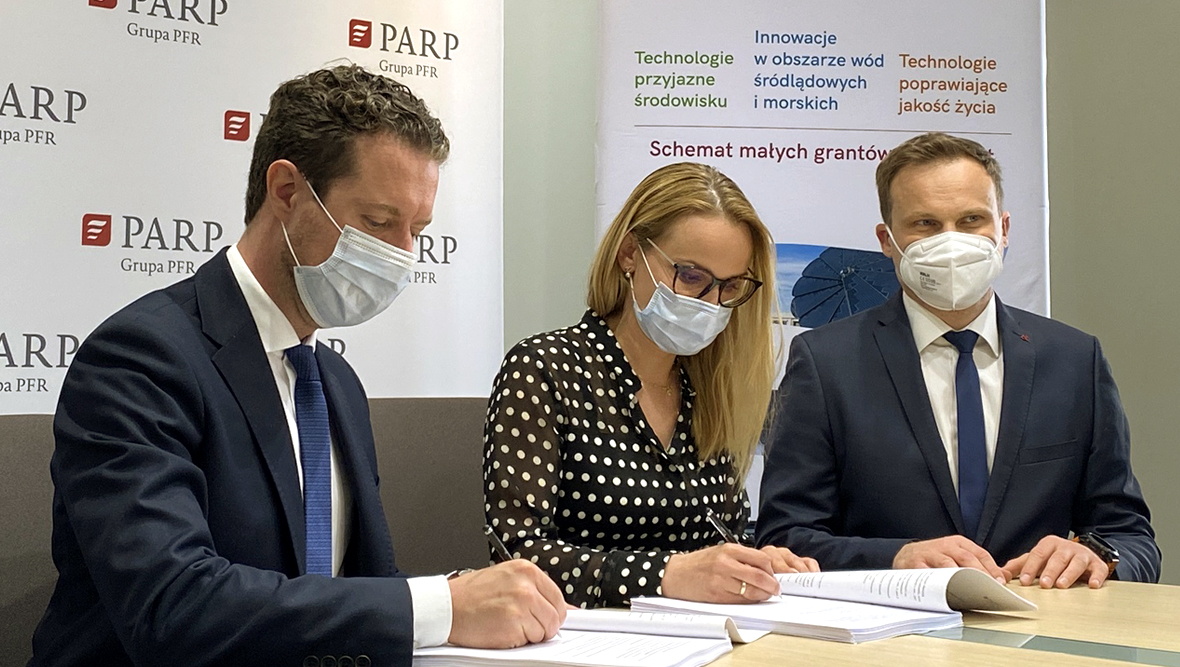 Marcin Czyża, zastępca prezesa Polskiej Agencji Rozwoju Przedsiębiorczości oraz Magdalena Sobczak-Solarska i Marcin Sobczak z MS Consulting Group s.c.